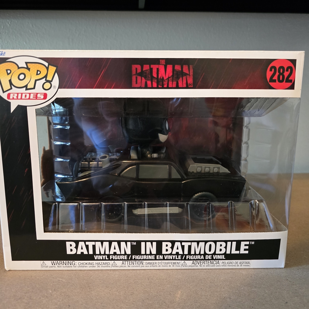 Batman in Batmobile Vinyl Figure